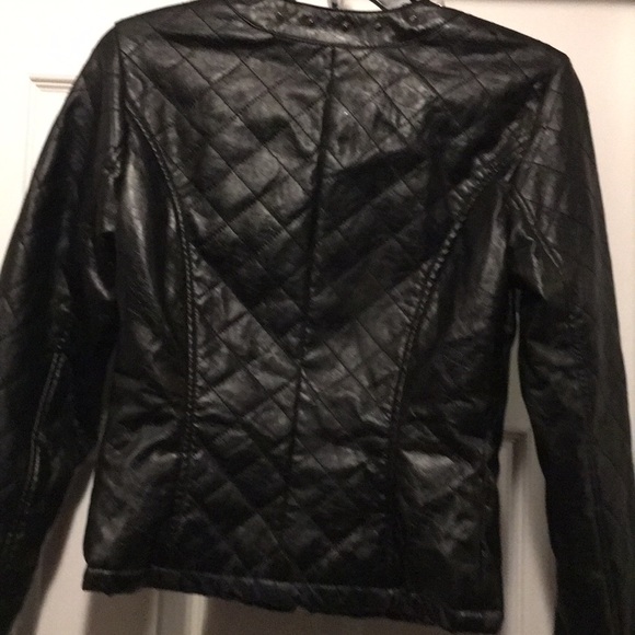 Theory genuine leather jacket with studs - Picture 3 of 3